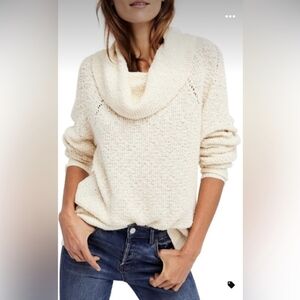 Free People Cozy Cream Women's Sweater